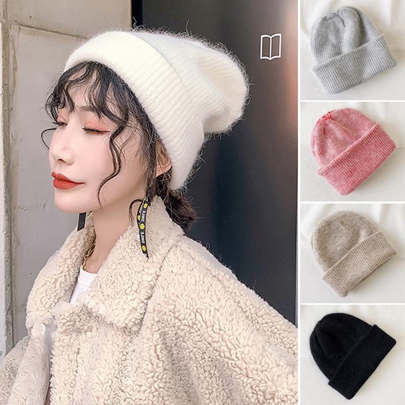 Winter Hat Women fur Beanie Hat Warm Knitted Solid Bonnet Soft Casual Skullies Beanies Fashion Female Cap 2021
Winter Hat Women fur Beanie Hat Warm Knitted Solid Bonnet Soft Casual Skullies Beanies Fashion Female Cap 2021