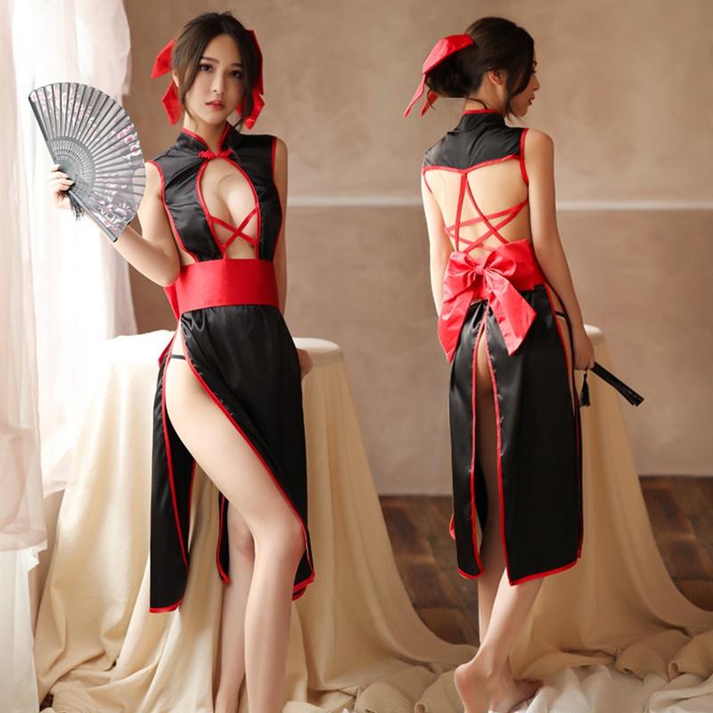 Sleepwear Women Japanese Clothes With Sexy Underwear Split Dress Haori Kimono Sleeveless Pajamas Belt Adult Girl Nightgown 11475 
Sleepwear Women Japanese Clothes With Sexy Underwear Split Dress Haori Kimono Sleeveless Pajamas Belt Adult Girl Nightgown 11475