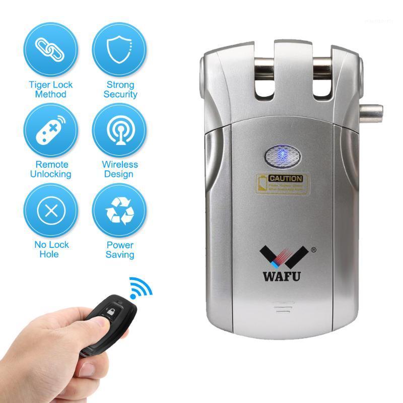 Wafu WF-018 Door Lock Security Smart Lock Invisible Keyless Zinc Alloy Metal Wireless Remote Control with 4 Remote Keys1
Wafu WF-018 Door Lock Security Smart Lock Invisible Keyless Zinc Alloy Metal Wireless Remote Control with 4 Remote Keys1