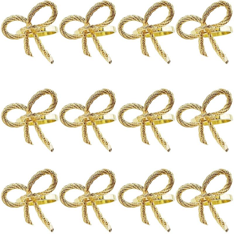 12 Pcs Simple Golden Napkin Ring Butterfly Bow Tie Napkin Buckle Hotel Restaurant Mouth Cloth Ring Metal
12 Pcs Simple Golden Napkin Ring Butterfly Bow Tie Napkin Buckle Hotel Restaurant Mouth Cloth Ring Metal