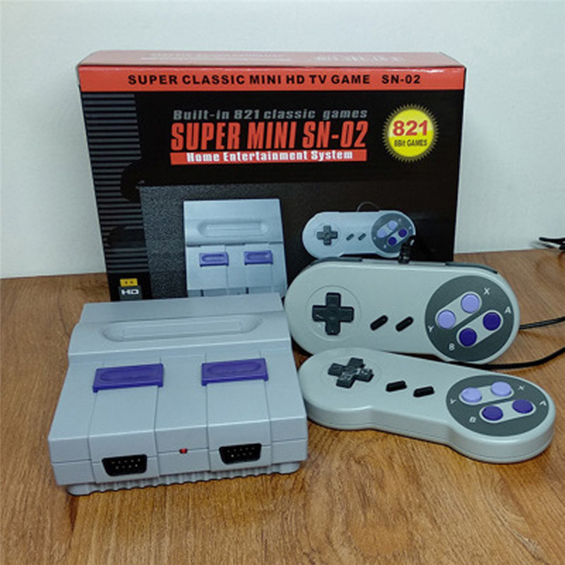 DHMI port SN-02 double controllers Mini TV 821 Different Built-in Classic Games HD output Handheld Consoles
DHMI port SN-02 double controllers Mini TV 821 Different Built-in Classic Games HD output Handheld Consoles