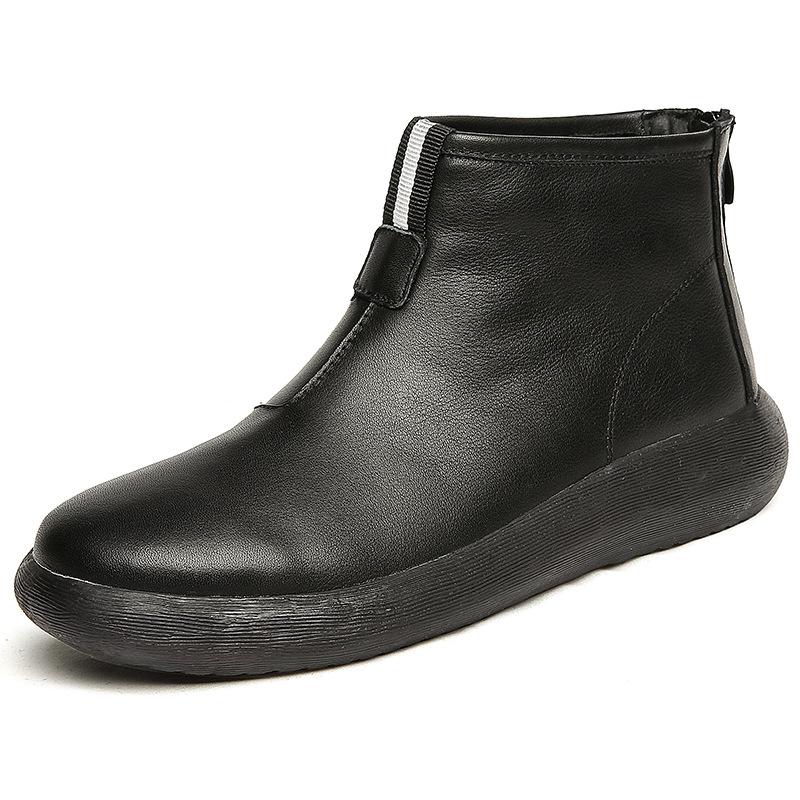 2020 Newest Autumn and Winter Boots Women Shoes Soft Cow Leather Shoesflat Soft Bottom Non-slip Ankle Boots Casual Shoes, White winter boots
2020 Newest Autumn and Winter Boots Women Shoes Soft Cow Leather Shoesflat Soft Bottom Non-slip Ankle Boots Casual Shoes, White winter boots