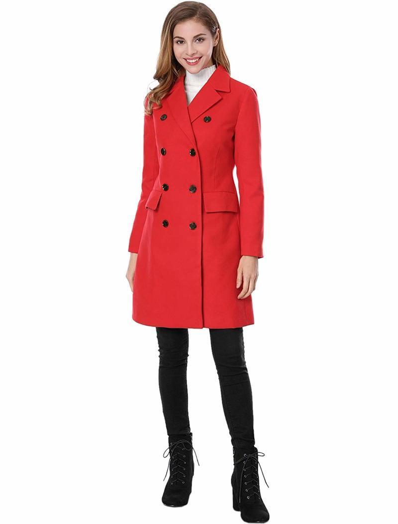 ZOGAA Women Wool Coat Winter Warm Jacket Slim Woolen Long Cashmere Coats Cardigan Jackets Elegant Blend Ladies Outwear Overcoat 201030