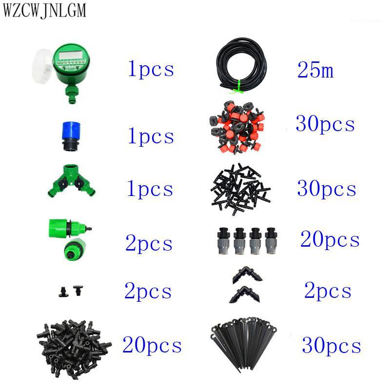 Garden Irrigation System DIY Automatic Watering Microsystem Garden Self-Irrigation Kit with Adjustable Dripper25m 1set1, Red
Garden Irrigation System DIY Automatic Watering Microsystem Garden Self-Irrigation Kit with Adjustable Dripper25m 1set1, Red