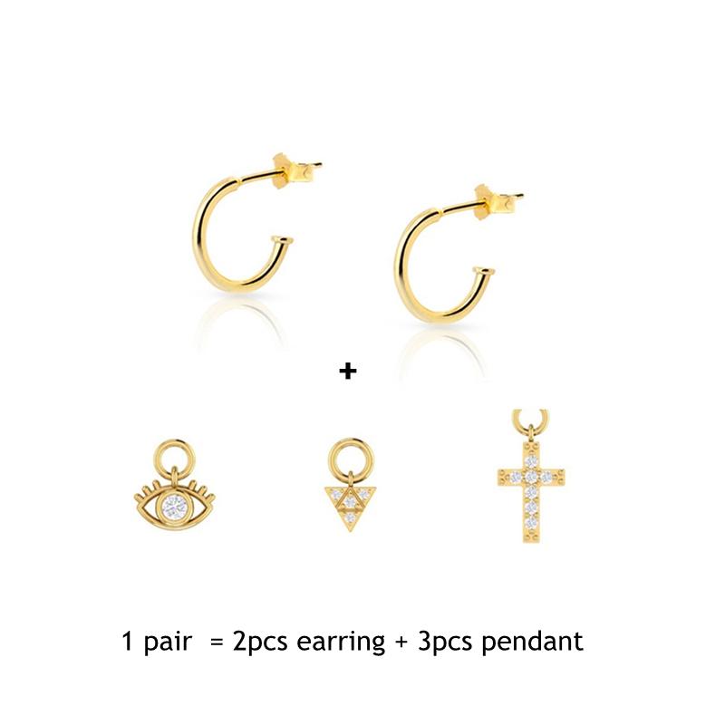 GS 5PCs 925 Sterling Silver Piercing Pendients Cross Eyes Shape Stud Earrings For Women Girl Anniversary Engagement Party Gift
GS 5PCs 925 Sterling Silver Piercing Pendients Cross Eyes Shape Stud Earrings For Women Girl Anniversary Engagement Party Gift