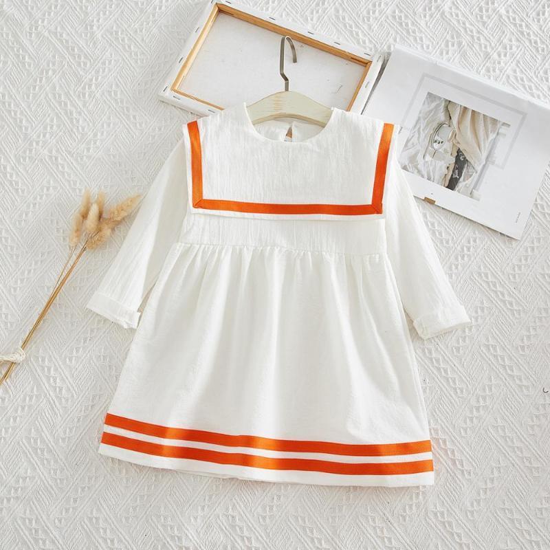 Girls Casual Dress New Autumn Outwear Kids Long Sleeves Striped Dress Big Lapel Cute Princess 3-7Y1, Bn795-white
Girls Casual Dress New Autumn Outwear Kids Long Sleeves Striped Dress Big Lapel Cute Princess 3-7Y1, Bn795-white