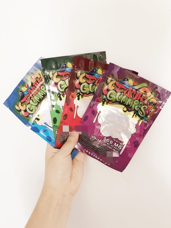 Holographic Dank Gummies Packaging bag Empty Edibles mylar bag 500mg Wholesale From Factory Free DHL shipping ds2021gh
Holographic Dank Gummies Packaging bag Empty Edibles mylar bag 500mg Wholesale From Factory Free DHL shipping ds2021gh