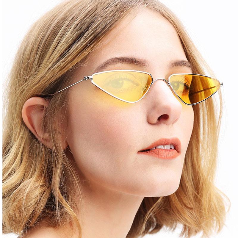 Sunglasses Women Small Cat Eye Metal Retro Cool Triangle Sunglass Female Fashion Ocean Lens Cateyes Sun Glasses Yellow UV400
Sunglasses Women Small Cat Eye Metal Retro Cool Triangle Sunglass Female Fashion Ocean Lens Cateyes Sun Glasses Yellow UV400