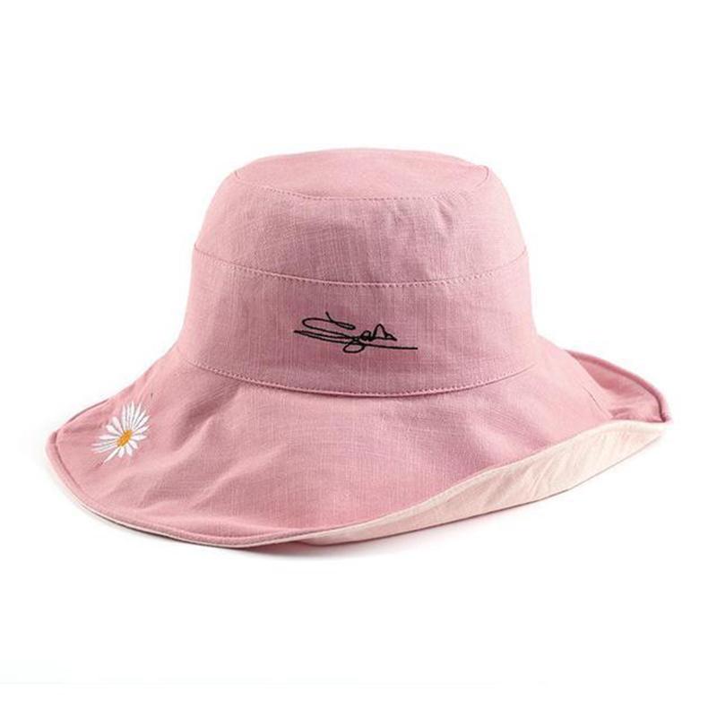 Women Wide Brim Bucket Sun Hat Cotton Cloth Beach Hats Fisherman Caps Double Sided Sun Protection Best Sale-WT
Women Wide Brim Bucket Sun Hat Cotton Cloth Beach Hats Fisherman Caps Double Sided Sun Protection Best Sale-WT