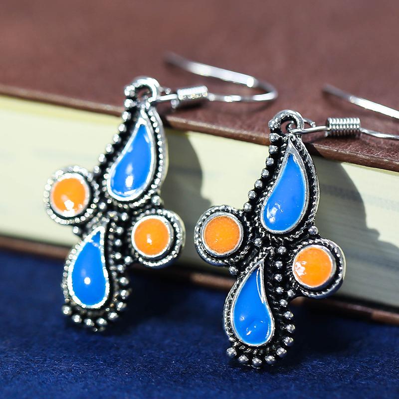 Bohemian Blue&Orange Stone Earrings For Women Vintage Cute Dangle Jewelry Earrings For Women Girls Party Gift Z3M040
Bohemian Blue&Orange Stone Earrings For Women Vintage Cute Dangle Jewelry Earrings For Women Girls Party Gift Z3M040