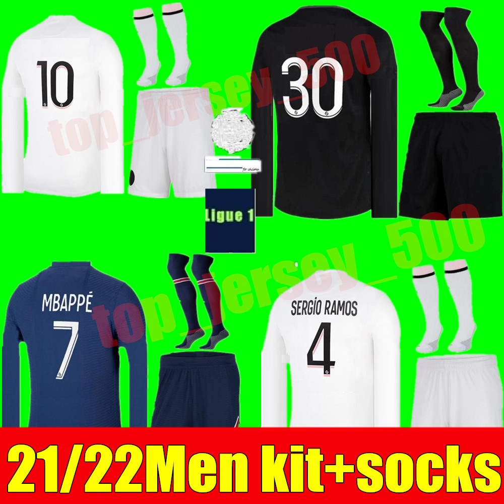 MBAPPE HAKIMI SERGIO RAMOS Psgs Long sleeve soccer jersey 21 22 Maillots football shirt 2021 2022 MARQUINHOS men + kids kit uniform enfants maillot foot, Home+socks
MBAPPE HAKIMI SERGIO RAMOS Psgs Long sleeve soccer jersey 21 22 Maillots football shirt 2021 2022 MARQUINHOS men + kids kit uniform enfants maillot foot, Home+socks