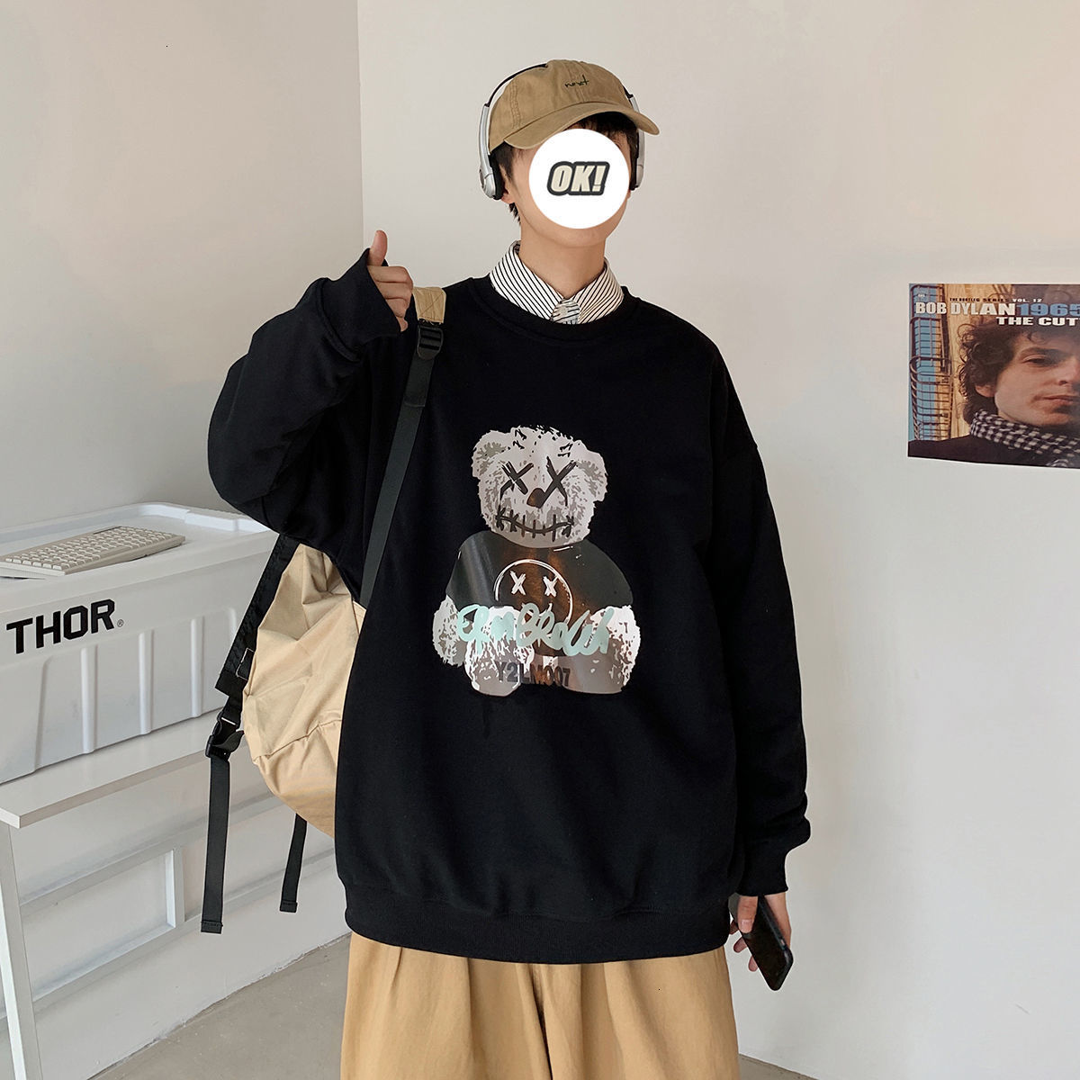 2021 Autumn New Funny Printed Men Hoodies Men' Fashion Sweatshirts 6 Colors Man Streetwear Casual Hip Hop Pullovers Bisn, Black
2021 Autumn New Funny Printed Men Hoodies Men' Fashion Sweatshirts 6 Colors Man Streetwear Casual Hip Hop Pullovers Bisn, Black