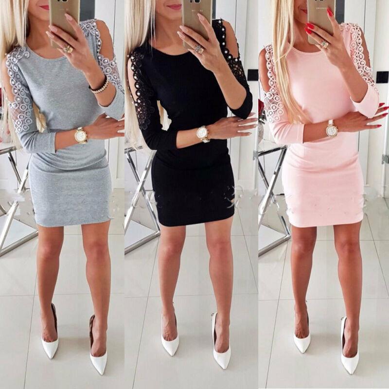 Popular Autumn Winter New Women Long Sleeve O Neck Knit Bodycon Slim Fashion Causal Sweater Mini Dress Knitwear, Black
Popular Autumn Winter New Women Long Sleeve O Neck Knit Bodycon Slim Fashion Causal Sweater Mini Dress Knitwear, Black