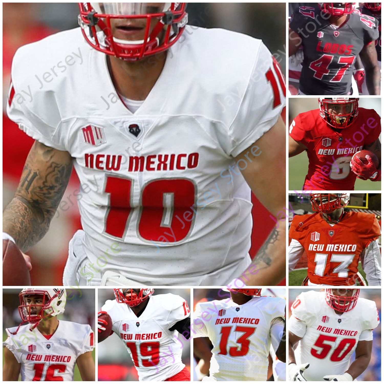 New Mexico Lobos NMU Football Jersey NCAA College Brian Urlacher Tevaka Tuioti Sheriron Jones Ahmari Davis Kress Williams Hearn Hart Carroll, Red i
New Mexico Lobos NMU Football Jersey NCAA College Brian Urlacher Tevaka Tuioti Sheriron Jones Ahmari Davis Kress Williams Hearn Hart Carroll, Red i