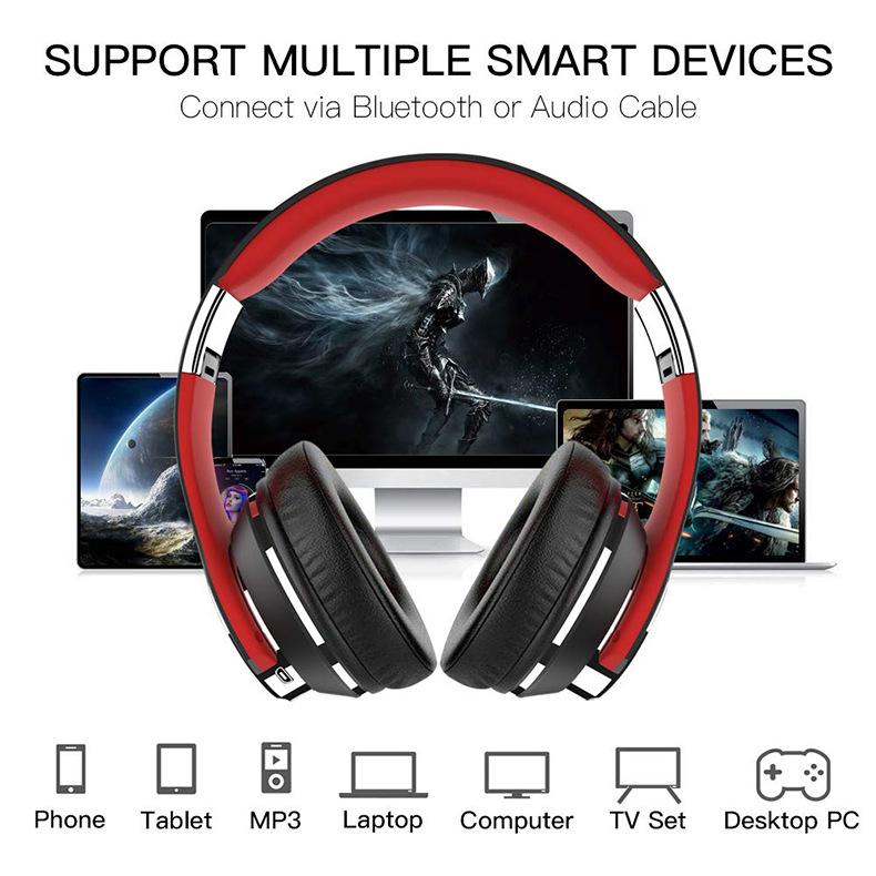 OY528 Dynamic Noise Reduction Channel Cancelling Wireless Headphones Stereo Bluetooth Headsets Foldable Earphones Animation Showing Support TF Card