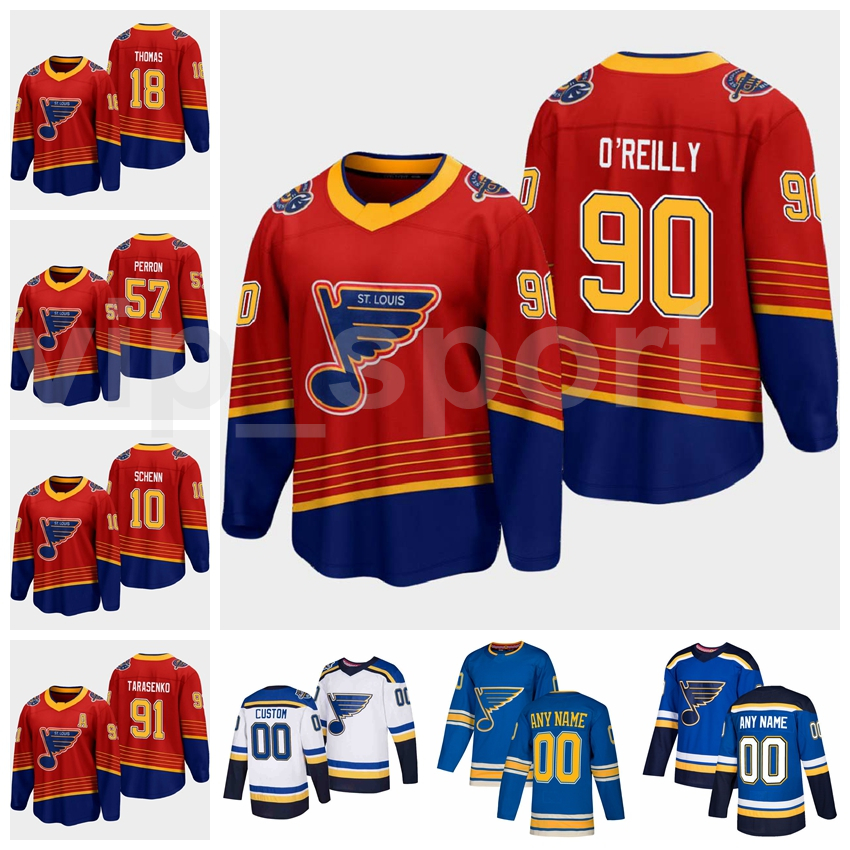 Ice Hockey Reverse Retro St. Louis Blues Jersey 57 David Perron 90 Ryan O Reilly 10 Brayden Schenn 91 Vladimir Tarasenko 17 Jaden Schwartz, Red
Ice Hockey Reverse Retro St. Louis Blues Jersey 57 David Perron 90 Ryan O Reilly 10 Brayden Schenn 91 Vladimir Tarasenko 17 Jaden Schwartz, Red