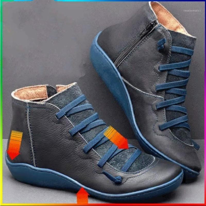 2020 New Women's PU Leather Ankle Boots Women Winter Cross Strappy Vintage Women Punk Boots Flat Ladies Shoes Woman Botas Mujer1, Red
2020 New Women's PU Leather Ankle Boots Women Winter Cross Strappy Vintage Women Punk Boots Flat Ladies Shoes Woman Botas Mujer1, Red