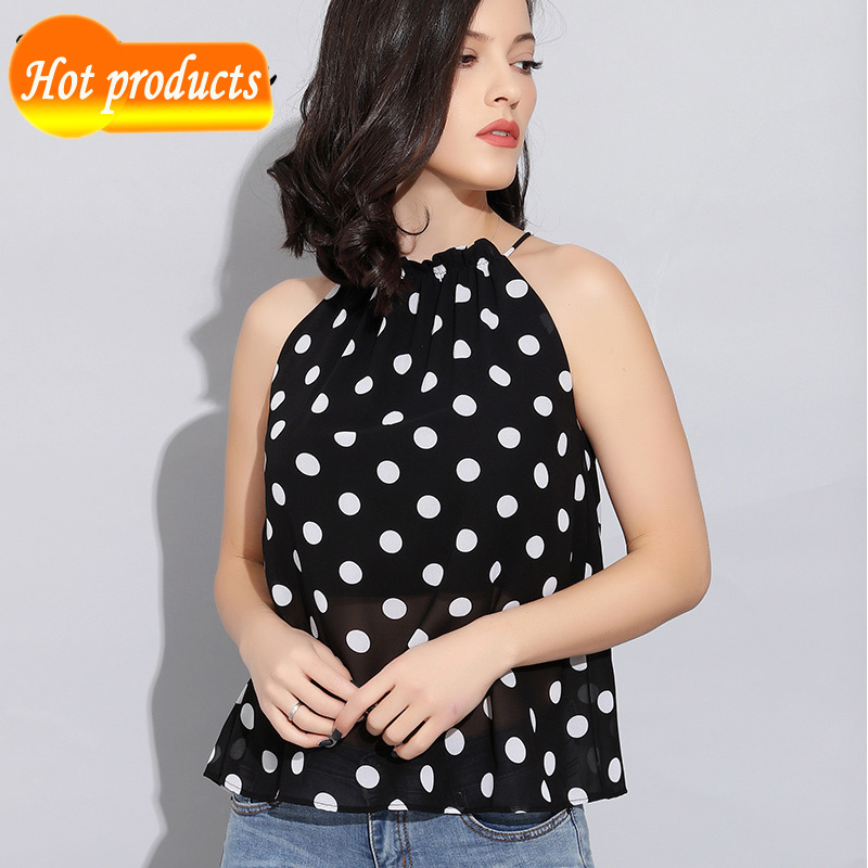 Off the shoulder sweater for sexy black white women polka dot blouse chiffon shirt sleeveless summer shirts 8MBY
Off the shoulder sweater for sexy black white women polka dot blouse chiffon shirt sleeveless summer shirts 8MBY