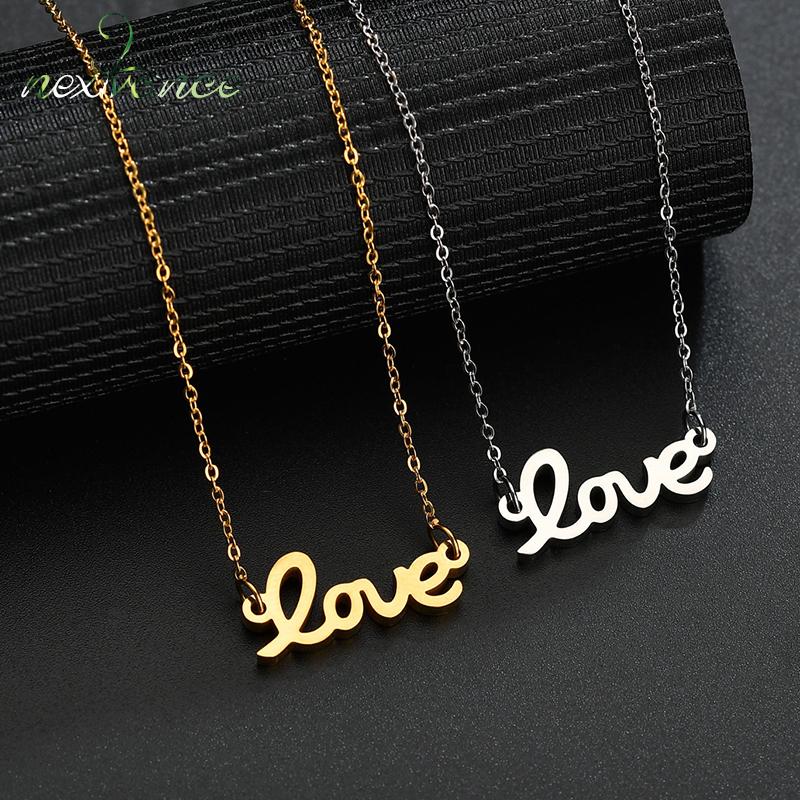 Nextvance Love Letter Pendant Necklace Romantic Initial Symbol Couple Necklaces for Lover Engagement Gift Collier
Nextvance Love Letter Pendant Necklace Romantic Initial Symbol Couple Necklaces for Lover Engagement Gift Collier