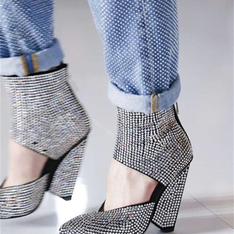 Feet Chopped Sexy Breast Complete Rhinestone Pierced Women Spike High Torozelo Heel Tips Jump Fingers Ladies Pista Lucency Boots I0y6, As pic
Feet Chopped Sexy Breast Complete Rhinestone Pierced Women Spike High Torozelo Heel Tips Jump Fingers Ladies Pista Lucency Boots I0y6, As pic
