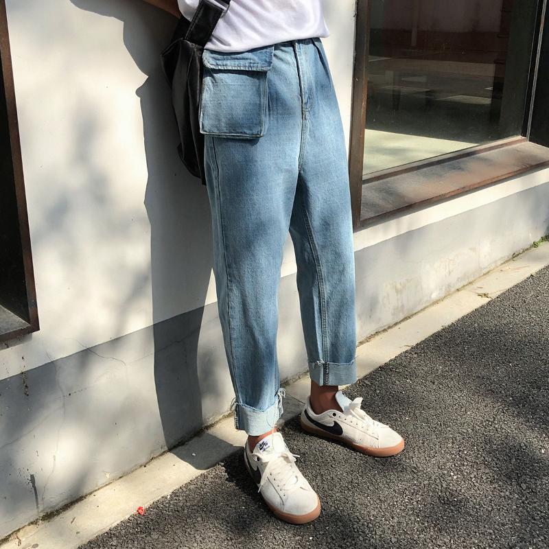 Summer Men's Jeans Stretch Slim Fit Skinny Fashion Trend Work Casual Pants Men's Blue/black Loose Trousers Oversize
Summer Men's Jeans Stretch Slim Fit Skinny Fashion Trend Work Casual Pants Men's Blue/black Loose Trousers Oversize