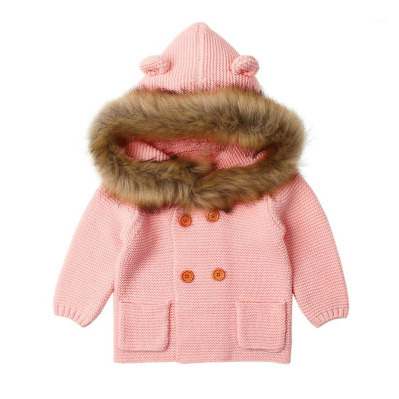 Boys Girls Hooded Knitted Sweaters Hairy Neckline Double-breasted Cartoon Ear Outerwear Pink Gray 5 Colors 3-24M SAN01, Blue
Boys Girls Hooded Knitted Sweaters Hairy Neckline Double-breasted Cartoon Ear Outerwear Pink Gray 5 Colors 3-24M SAN01, Blue