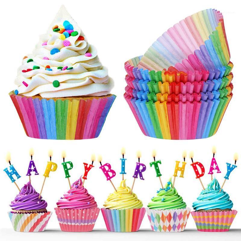 100Pcs Rainbow Cupcake Paper Liners Muffin Cases Cup Cake Topper Baking Tray Kitchen Accessories Pastry Decoration Tools1
100Pcs Rainbow Cupcake Paper Liners Muffin Cases Cup Cake Topper Baking Tray Kitchen Accessories Pastry Decoration Tools1