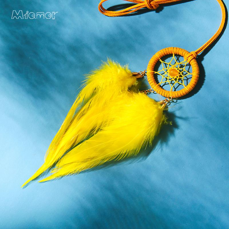 MIAMOR 7 Colors Nordic MINI Dreamcatcher Necklace For Lady Bag & Car Hanging Decor Accessories Best Gift For Girlfriend Amor0581
MIAMOR 7 Colors Nordic MINI Dreamcatcher Necklace For Lady Bag & Car Hanging Decor Accessories Best Gift For Girlfriend Amor0581