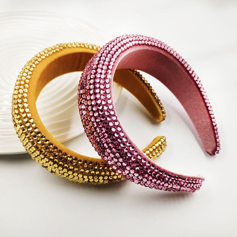 New Bling Rhinestone Full Crystal Headbands For Women 2020 Shiny Diamond Bedazzled Designer Tiara Baroque Headband Women
New Bling Rhinestone Full Crystal Headbands For Women 2020 Shiny Diamond Bedazzled Designer Tiara Baroque Headband Women