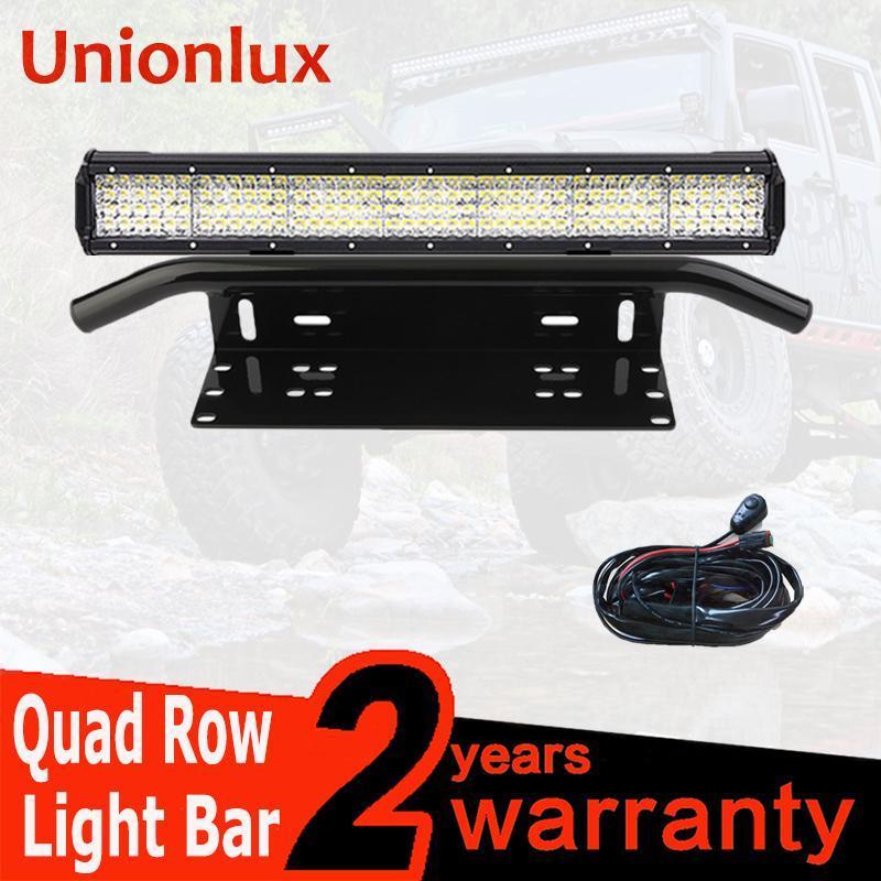 20inch combo led light bar 12V 4- Row+ 23" bull bar front bumper license plate Mount bracket For Offroad 4x4 trucks tractor car1
20inch combo led light bar 12V 4- Row+ 23" bull bar front bumper license plate Mount bracket For Offroad 4x4 trucks tractor car1