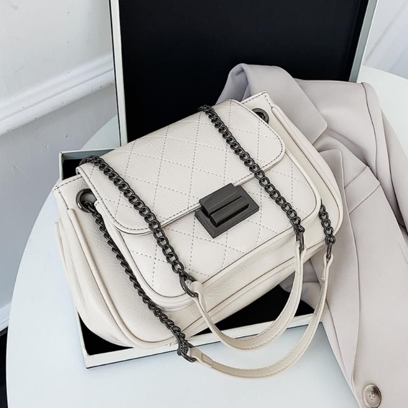 Lattice Chain Tote bag 2021 Fashion New High quality PU Leather Women's Designer Handbag High capacity Shoulder Messenger Bag, Black
Lattice Chain Tote bag 2021 Fashion New High quality PU Leather Women's Designer Handbag High capacity Shoulder Messenger Bag, Black