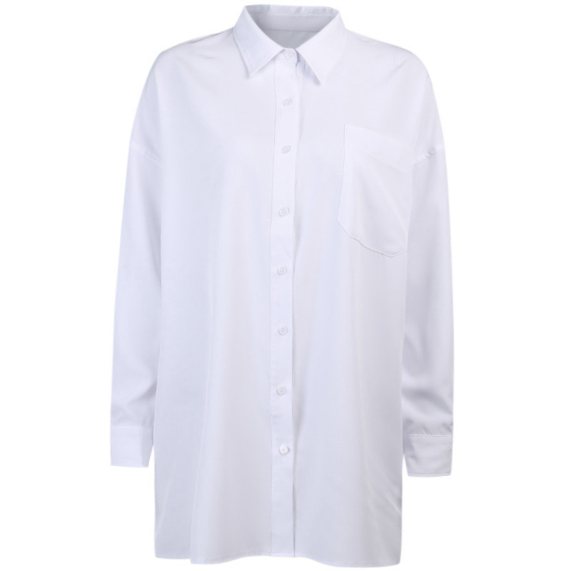 Big Size White Shirt Women Tops and Blouses Casual Loose Women Shirts Blouses Long Sleeve Ladies Blouse Shirt Streetwear 201126