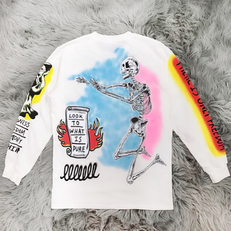 Pullovers Cotton Sweatshirt Kanye West CPFM Bird Printed Sweatshirts Women Men Fleeces Warm
Pullovers Cotton Sweatshirt Kanye West CPFM Bird Printed Sweatshirts Women Men Fleeces Warm