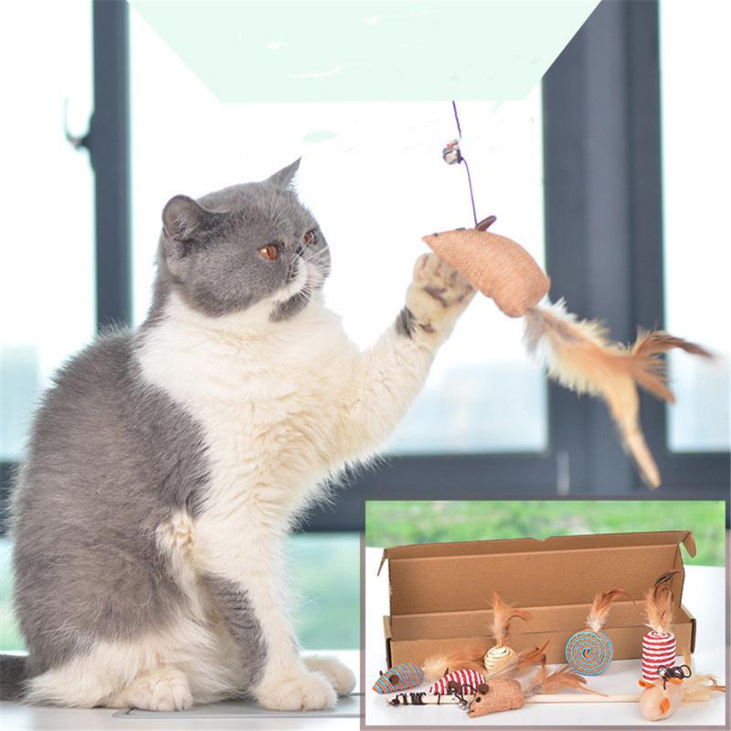 Cat Toys Funny Creative False Mouse Playing Toys Pet Interactive Stick Fishing Game Wand Kitten Stick Bell Rope Gift Box Toy
Cat Toys Funny Creative False Mouse Playing Toys Pet Interactive Stick Fishing Game Wand Kitten Stick Bell Rope Gift Box Toy