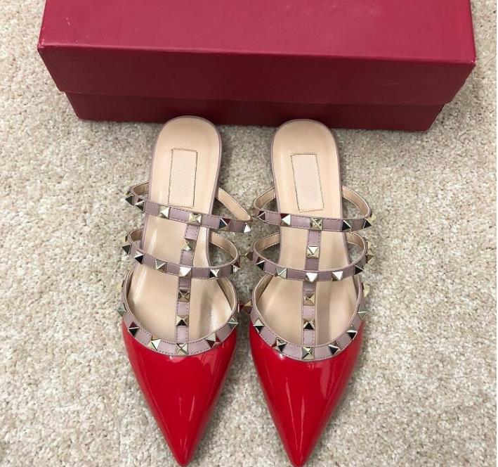women flat shoes luxury sandals loafer summer Genuine Leather shoes high quality Flat rivets shoes brands slippers 2020designer, A1
women flat shoes luxury sandals loafer summer Genuine Leather shoes high quality Flat rivets shoes brands slippers 2020designer, A1