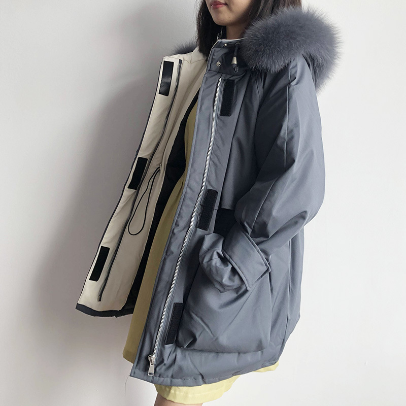 2021 New Plus Size Hot Winter Jacket with Natural Real Hood Fur Parkas Long White Down Women's Coat PIOP, Grey
2021 New Plus Size Hot Winter Jacket with Natural Real Hood Fur Parkas Long White Down Women's Coat PIOP, Grey