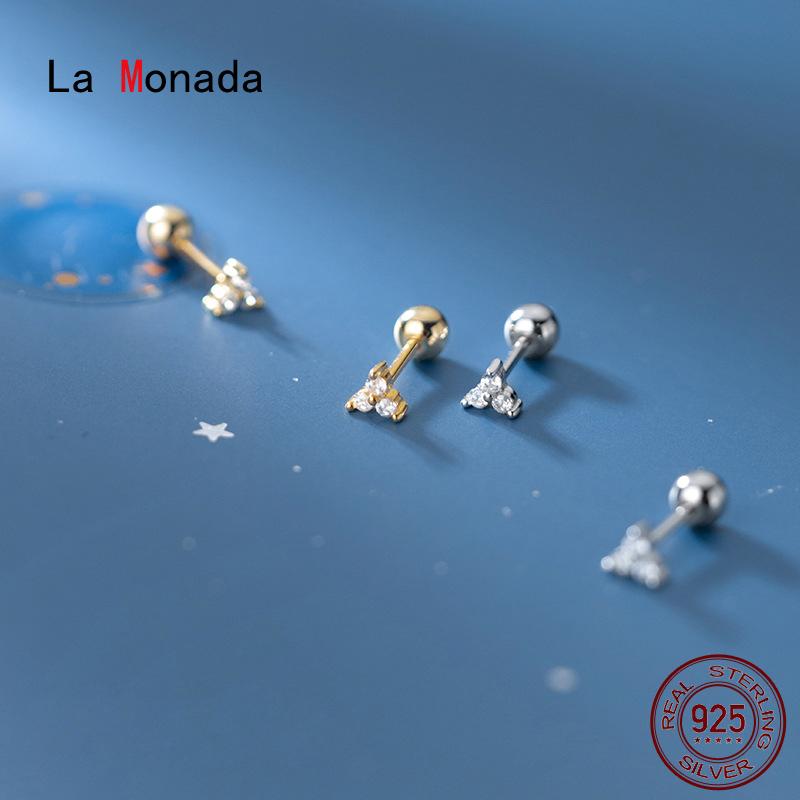 La Monada 925 Sterling Silver Earrings Stud Women Geometry Triangle Stud Earrings For Women Silver 925 Fine In Jewelry EM1505
La Monada 925 Sterling Silver Earrings Stud Women Geometry Triangle Stud Earrings For Women Silver 925 Fine In Jewelry EM1505
