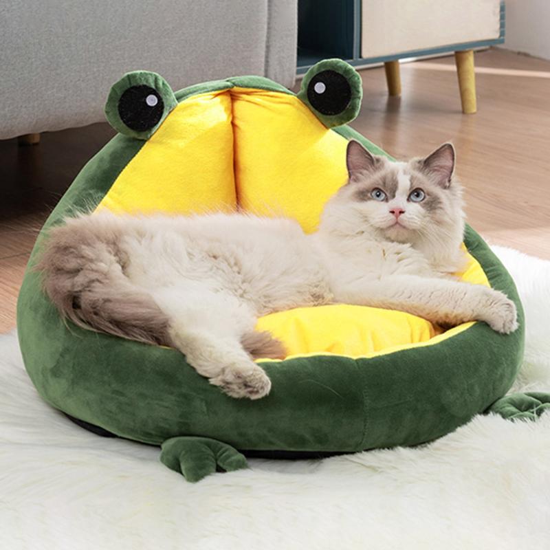 Dog Cat Cute Frog Shaped Pet Supplies Puppy Kitten Fleece Thickened Cozy Nest Kennel Winter Warm Soft Sleeping Bed Cushion House
Dog Cat Cute Frog Shaped Pet Supplies Puppy Kitten Fleece Thickened Cozy Nest Kennel Winter Warm Soft Sleeping Bed Cushion House