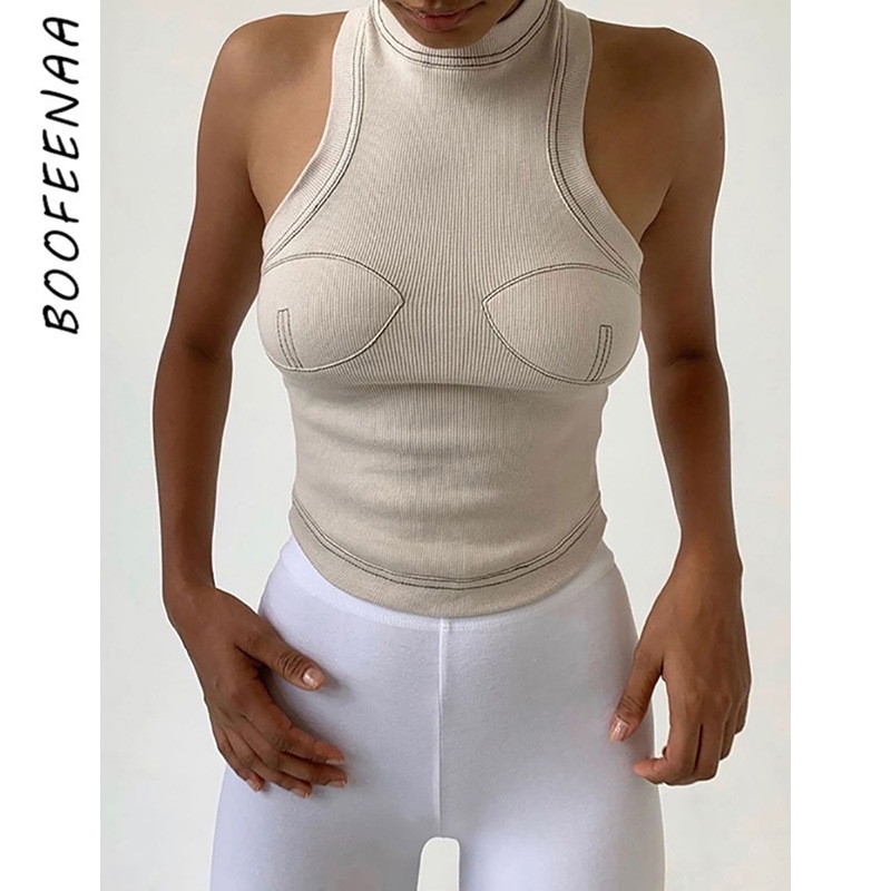 BOOFEENAA Trendy Ribbed Knitted Tank Top Women Autumn Winter Fashion Tops Black Apricot Sexy Crop Tops Shirts C87-H41 Y200422
BOOFEENAA Trendy Ribbed Knitted Tank Top Women Autumn Winter Fashion Tops Black Apricot Sexy Crop Tops Shirts C87-H41 Y200422