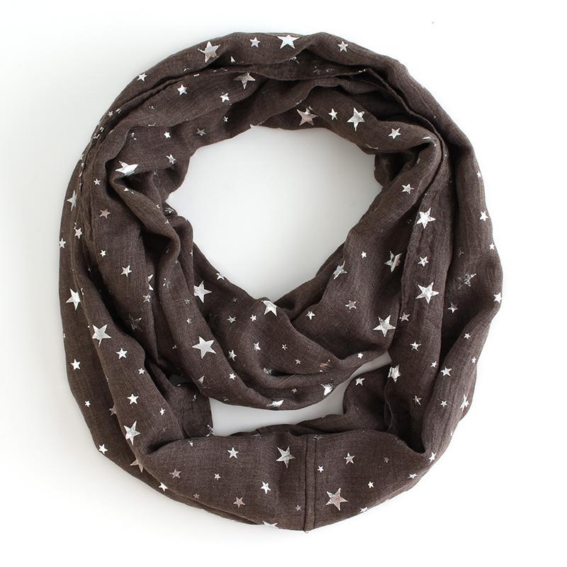 women thin light infinity scarf stars dots foil print viscose snood circle scarf neck warmer cowl collar lady hijab
women thin light infinity scarf stars dots foil print viscose snood circle scarf neck warmer cowl collar lady hijab