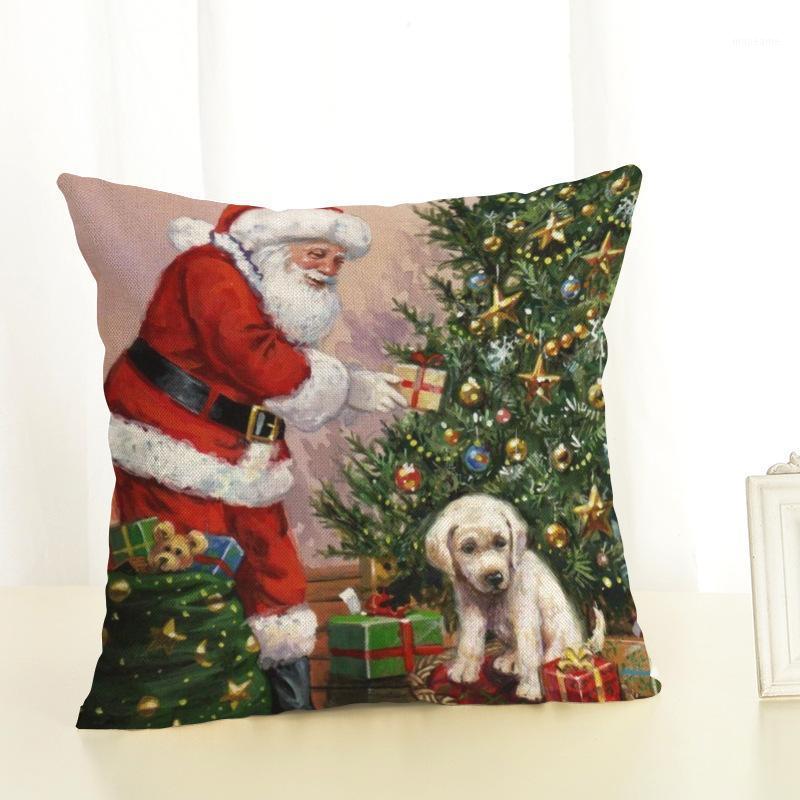 Christmas Pillowcase Santa Claus Dog Cotton Christmas Decorations For Home New Year Linen Pillow cover Office Home Cushion1 
Christmas Pillowcase Santa Claus Dog Cotton Christmas Decorations For Home New Year Linen Pillow cover Office Home Cushion1
