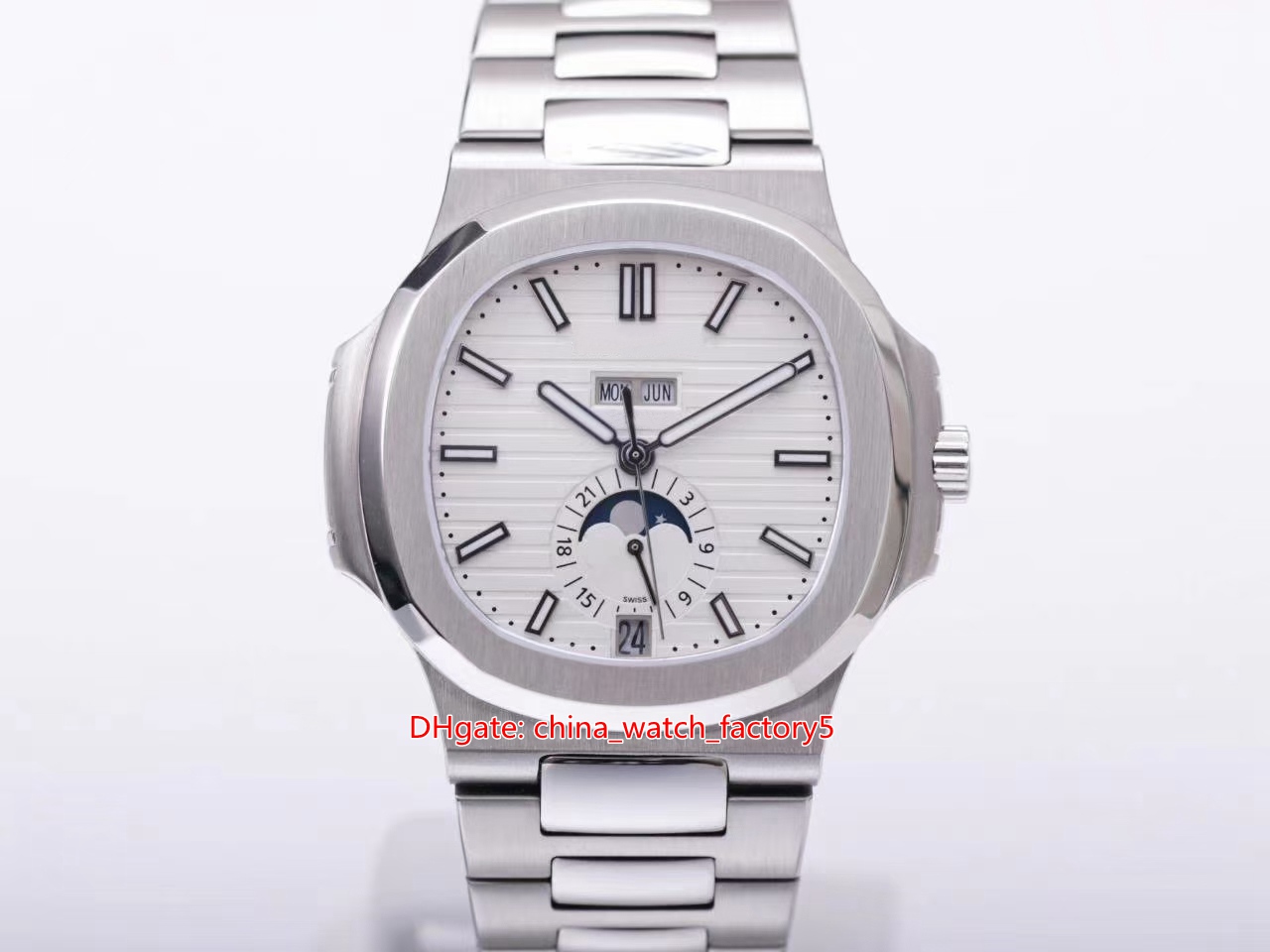 GR Factory Best Quality Watch CAL.324 S QA LU 24H Movement 40.5mm 5726/1A-014 904 Steel Mechanical Automatic Mens Men's Watch Watches
GR Factory Best Quality Watch CAL.324 S QA LU 24H Movement 40.5mm 5726/1A-014 904 Steel Mechanical Automatic Mens Men's Watch Watches