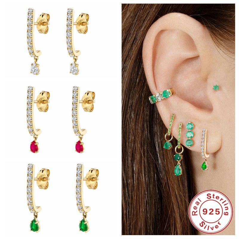 Aide Real 925 Sterling Silver Ziron Earring Luxury Bling Waterdrop Aretes Stud Earrings For Ladies Fine Jewerly Accessorie Gifts
Aide Real 925 Sterling Silver Ziron Earring Luxury Bling Waterdrop Aretes Stud Earrings For Ladies Fine Jewerly Accessorie Gifts