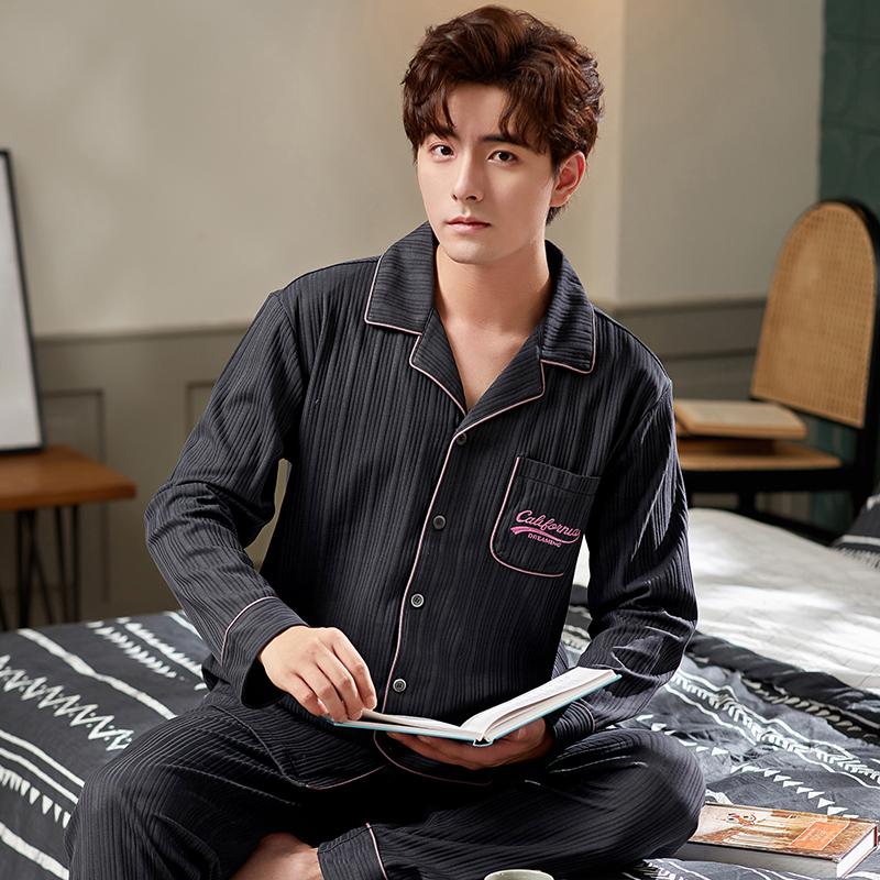 Men Pajama Sets Cotton Male Long Sleeve Pyjama Set For Man Autumn Sleepwear Suit Pijama Casual Homewear Nightwear -XXXL, Black
Men Pajama Sets Cotton Male Long Sleeve Pyjama Set For Man Autumn Sleepwear Suit Pijama Casual Homewear Nightwear -XXXL, Black