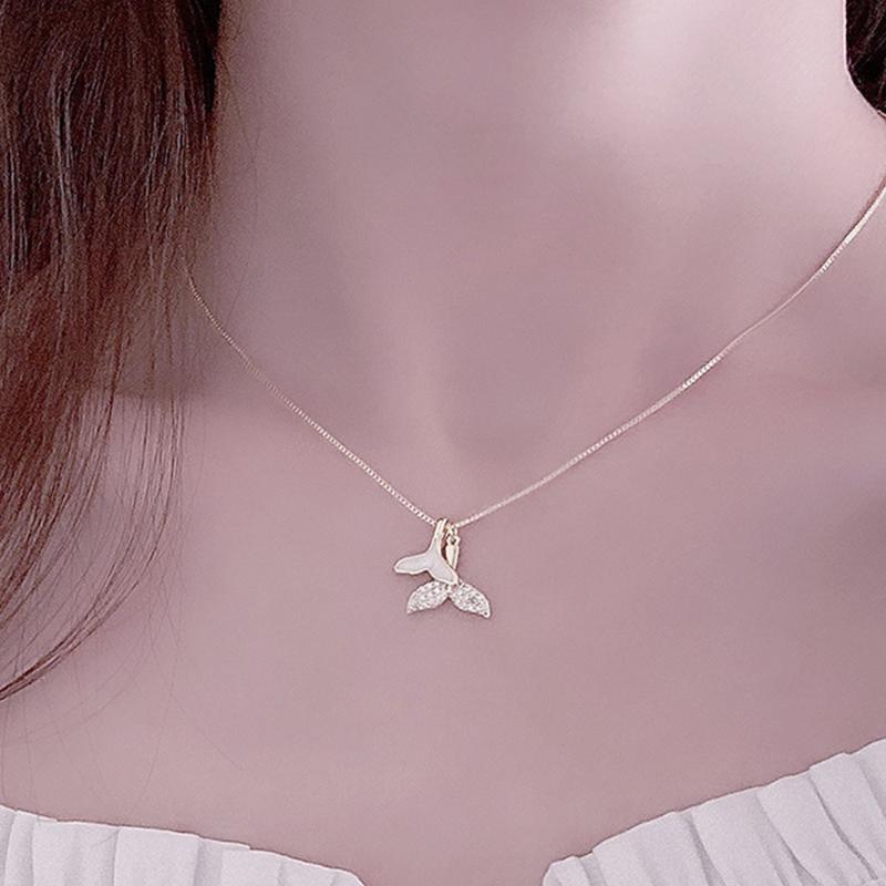 Luxury Bling Zircon Fish Tail Necklace for Women Top Quality 14K Real Stainless Stylish Clavicle Kolye Wedding Bijoux Gift
Luxury Bling Zircon Fish Tail Necklace for Women Top Quality 14K Real Stainless Stylish Clavicle Kolye Wedding Bijoux Gift