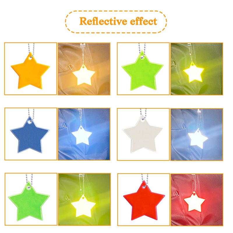 Keychains Child Safety Reflector Key Ring Star Ultra Reflective Gear Keychain Bag Clothing Pendant For Running Bag#20
Keychains Child Safety Reflector Key Ring Star Ultra Reflective Gear Keychain Bag Clothing Pendant For Running Bag#20
