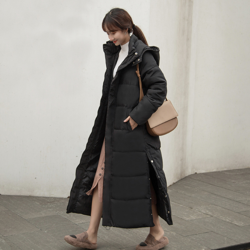 Overcoat Winter Coat Women XLong Hooded Warm Parkas Thick Winter Jacket Female Snow Wear Coat Outwear Plus Size 3XL Orwindny 201019