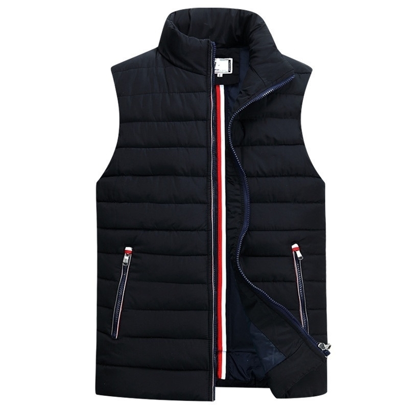 Men' Sleeveless Vest Homme Winter Casual Coats Male Cotton-Padded Thickening Vest Men Waistcoat Plus Size 5XL 201216, White
Men' Sleeveless Vest Homme Winter Casual Coats Male Cotton-Padded Thickening Vest Men Waistcoat Plus Size 5XL 201216, White