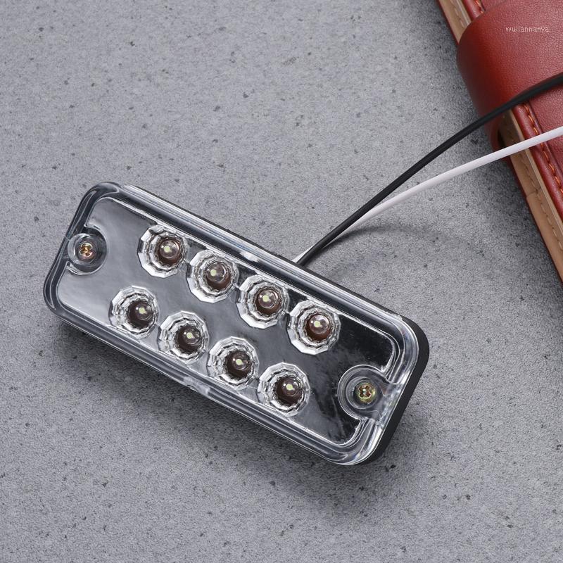 Emergency Lights 24V 8 LEDs 6000K Side Marker Indicator Lamps For Truck Trailer Caravan (White)
Emergency Lights 24V 8 LEDs 6000K Side Marker Indicator Lamps For Truck Trailer Caravan (White)