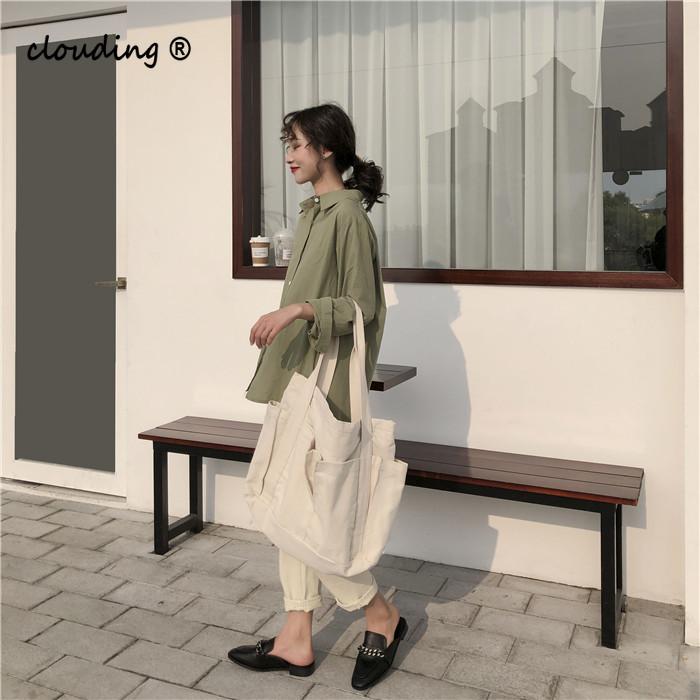 Women Large Capacity Shoulder Bags Student Designer Tote Bucket Bag Casual Multiple Pockets Canvas Bags Female Luxury Handbags, Beige
Women Large Capacity Shoulder Bags Student Designer Tote Bucket Bag Casual Multiple Pockets Canvas Bags Female Luxury Handbags, Beige